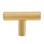 T-Bar Cabinet Pulls - Brussed Gold - 8/Pkg