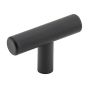 T-Handle Cabinet Knob - Matte Black - 8/Pkg