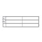 Barrière complète LV4 galvanisée, 1 entretoise, ajustable 4 à 5 m