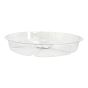 Soucoupe ronde transparent pour pots, 12"