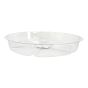 Soucoupe ronde transparent pour pots, 6"
