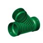 "Y" en plastique, 4", vert