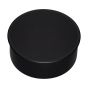 Bouchon rond, Grande extrémité non plissé, Noir mat, Cal. 24, 8"
