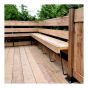 Support de banc, noir