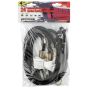 Corde élastique industrielle, noir, 24", 4/pqt