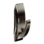 Command Bath Hook Modern Reflections, Large, Brushed Nickel