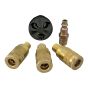 Coupler with plugs and manifold