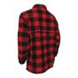 Long Sleeve Polar Shirt - Red - Size Large
