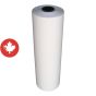Pellicule d'ensilage étirable, blanche, 20" x 1250 m