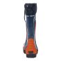Safety Boots - Rubber - Orange/Black - Size 10