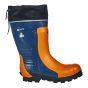 Bottes de sécurité, en caoutchouc, orange/noir, grandeur 11