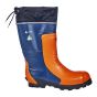 Bottes de sécurité, en caoutchouc, orange/noir, grandeur 13