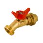 No Kink Push Fit Hose Valve 1/2"
