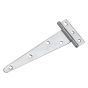 Penture en T, zinc, 6"