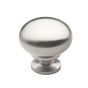 Buffalo Contemporary Metal Knob - Brushed Nickel - 1/Pkg - 32 mm