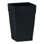 Self-Watering Harmony Tall Planter - 16" x 24 1/4" x 16" - Black