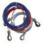 Câble d'attache pour chien avec mousqueton