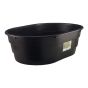 Bac de pâturage pour bétail Duraflex, noir, 75 gal, 48,375"L x 18,25"H x 33"P