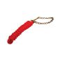 Lead With Chain - Red - 9'