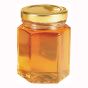 Hexagonal glass jar