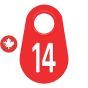 Neck tag #14
