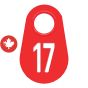 Neck tag #17