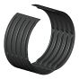 Manchon pour ponceau, 450 mm, fendu, noir