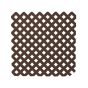 Privacy PVC Lattice - Dark Brown - 4' x 8'
