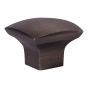 Weston Contemporary Metal Knob - Antique Nickel - 31 x 31 mm