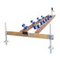 Kit de roues pour rampe d’accès pour bateau, bleu, 5", 2/pqt