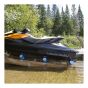 Kit de roues pour rampe d’accès pour bateau, bleu, 5", 2/pqt