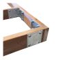 Ensemble de boulons à carrosserie, galvanisé, 3/8" x 2 1/2", 8/pqt