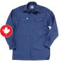 Long Sleeve Work Shirt -Blue - Size Medium