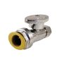 1/4 turn straight stop valve