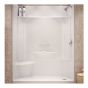 Essence Shower - 59 3/4″ x 30" - Acrylic - White - Right Drain