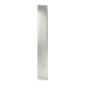 Chiffre moderne #1, nickel satiné, 4"