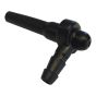 Maxflow Spout with Barbs - 5/16" - Black
