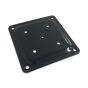 Plaque d'assise Fixplak 44, noir, 4" x 4"