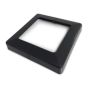 Cache-base Plakcap 44, 4" x 4", noir