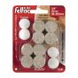 ULTRA FELTAC Heavy-Duty Round Felt Pads - 3/4" - 36/Pkg