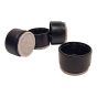 FUSION FELTAC Plastic Tips - Black - 1 1/4" - 4/Pkg