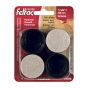 FUSION FELTAC Plastic Tips - Black - 1 1/4" - 4/Pkg