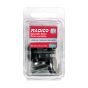Adjustable Glides with Cushioned Steel Base - Nickel - 22 mm x 25.4 mm - 4/Pkg