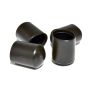 Vinyl leg tip - Black - 7/8" - 4/Pkg