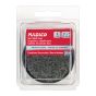 Carpet Base and Metal Round Shell Cups - Gray - 2 1/2" - 4/Pkg