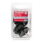 Carpet base nail-on glide - Gray - 1 1/4" - 4/Pkg