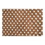 Reinforced Brown Treated Wood Privacy Lattice - 4' x 8'