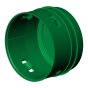 Exterior End Cap with Clip - 4" - Green