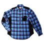 Chemise à carreaux, blleu, grandeur X-grand