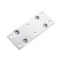 Plaque de fixation à position multiple de 34,92 mm (1 3/8 po), Zinc, 3,5", 4/pqt